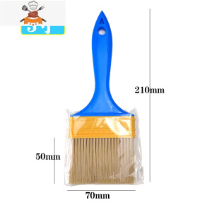 刷子餐饮用煎饼油刷家用可高温抹油刷酱商用烧烤烘焙蛋液刷 敬平 蓝柄3号(毛刷宽7cm)