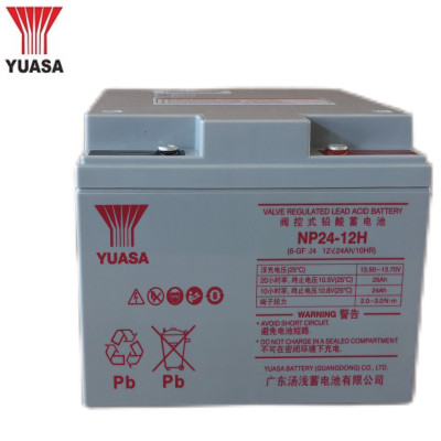 汤浅YUASA阀控式铅酸蓄电池NP24-12H 12V 24AH 含配件及安装