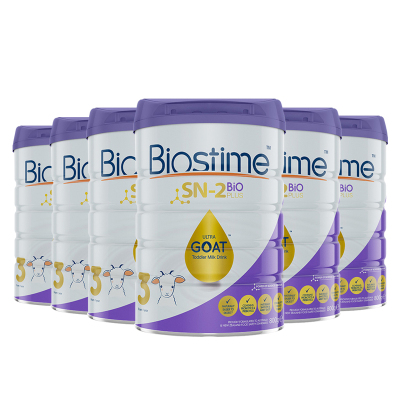 澳洲合生元(BIOSTIME)婴幼儿羊奶粉800g3段6罐
