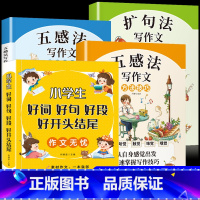 [全4册]好词好句好段+五感法+扩句法 小学通用 [正版]小学生作文书大全 三年级四至六小学五年级辅导训练 分类满分获奖