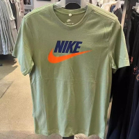 NIKE耐克短袖T恤运动休闲舒适透气针织圆领男装HQ0837-386 D