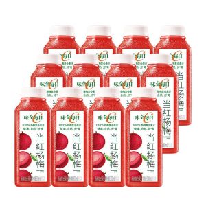 味全每日C杨梅汁 300ml*12瓶整箱 果汁含量100% 畅享C活力 释放满满元气 冷藏果蔬饮品