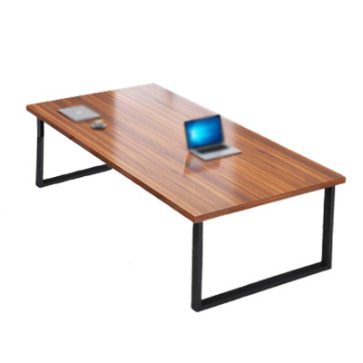 正斌会议桌长桌简约现代工作台会议室长条桌办公桌椅组合2*1(米)