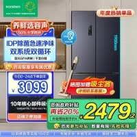 容声(Ronshen)501Pro十字四门IDP双净双系统冰箱风冷无霜变频家用[501升级款]BCD-501WD3FPZ