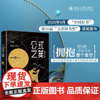 公式之美 用公式智慧穿越人类文明进步的阶梯 第十六届文津奖科普类获奖图书 中国好书 清华大学暑假书单 正版书籍