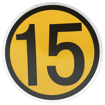 众城应鑫 限速牌反光膜 直径400mm 张