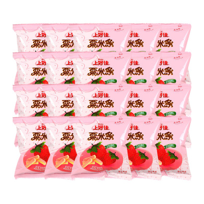 上好佳膨化礼包香脆浓郁入味不油腻草莓味粟米条20包
