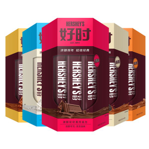 Hershey's/好时巧克力家庭装210g灌装办公室休闲零食糖果果仁牛奶巧克力
