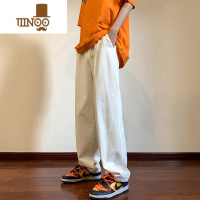 YANXU直筒休闲裤男夏季薄款2023新款潮牌高街裤子宽松长裤拖地中腰