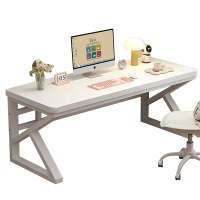 中豫鑫泽ZYXZ5040229 实木电脑桌台式书桌卧室家用办公桌 1.4米白色