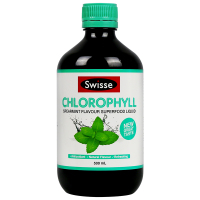 澳洲Swisse叶绿素口服液 500ml 薄荷味 1瓶装 Chlorophyll 膳食营养补充剂 进口