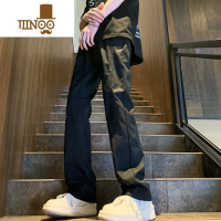 YANXU美式巴洛克ootd裤子高街男机能风伐木工装裤秋季窄版直筒冲锋长裤