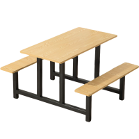 依韵珂4人位食堂餐桌120*60*75cm套