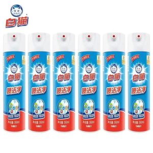 白猫喷洁净350ml*6瓶大瓶去污渍衣领净除渍剂去油污祛渍汗渍小白鞋