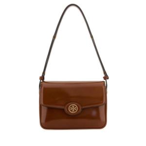 托里.伯奇(TORY BURCH)女款牛皮涂层肩背包百搭斜挎包手提两用休 BEIGE_O_TAN