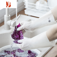 三维工匠丁腈手套家用厨房洗碗洗衣清洁胶皮耐磨耐用防水橡胶清洗家务手套