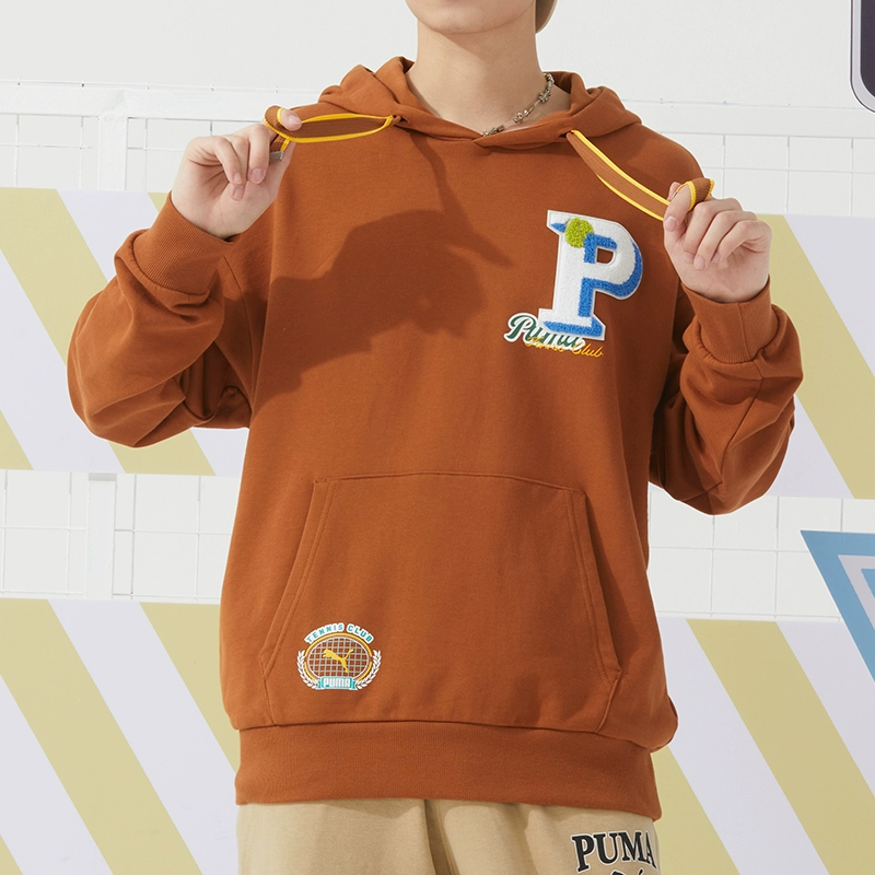 彪马(PUMA)男装女装新款时尚卫衣学院风休闲运动服跑步训练套头衫625801-81 ZP