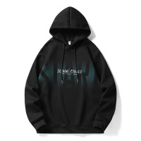 男装秋季新款连帽卫衣男韩版潮套头卫衣宽松字母印花薄款大码上衣