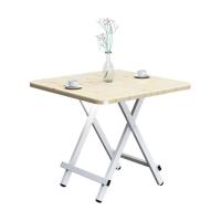 可折叠桌家用餐桌简易便携式饭桌出租房正方形小户型吃饭简约桌子