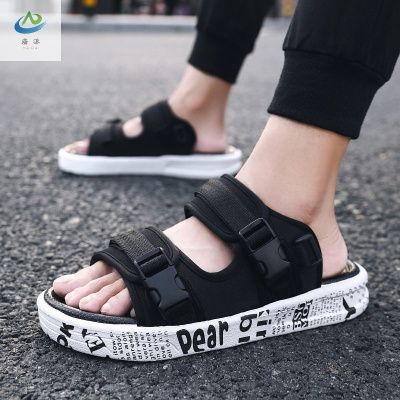 厂家直销-运动凉鞋男2021夏季青少年休闲情侣凉鞋初中学生凉拖沙滩鞋男防滑迈诗蒙