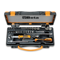 百塔(Beta) 900/C24 1/4"驱动旋具套套筒、六角套筒及配件组套