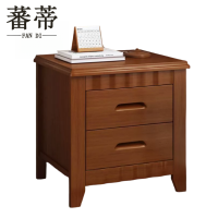 蕃蒂床头柜双抽个