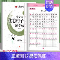 [三年级]优美句子+满分作文练字帖3本 [正版]优美句子积累字帖大全小学生练字帖每日一练好词好句好段三年级四五六年级上册