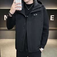 男装新款连帽羽绒马甲男秋冬外穿工装羽绒服马夹韩版坎肩背心外套