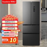 荣事达(Royalstar)428升法式四门多门双开门对开风冷无霜冰箱大容量省电家用电冰箱一级节能R428FFA灰色