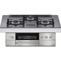 日本原装进口RINNAI/林内燃气灶电源款嵌入式烤箱灶DELICIA浅黑色RHS71W31E15VCASTW天然气