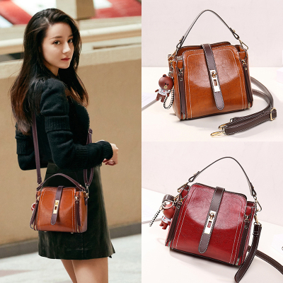 小亚天女士小包包女包2020新款时尚潮百搭ins女士手提单肩斜挎包水桶包