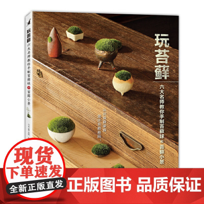 玩苔藓:六大名师教你手制苔藓球和苔藓小景 正版书籍