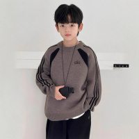 男童冬季毛衣炸街新款中大童冬装潮童装儿童秋冬款加厚针织衫