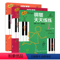 [正版]003本音乐套装 钢琴天天练练儿童初学教程幼练习曲少儿基础入门教程 每天必弹儿歌练习曲谱 上海音乐出版社