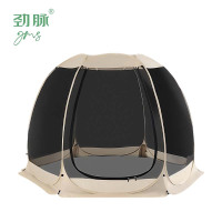 劲脉 六面全景网纱帐篷 300*300*210CM+6面遮阳布 顶