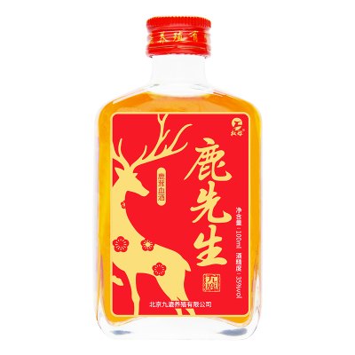 权禄梅花鹿鹿茸血酒100ML/瓶养生小酒鹿茸血鲜酿养生酒泡酒送礼长辈父母家长中老年男性养生滋补鹿场直销非白酒非保健酒