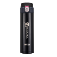 BTSM麦尔斯保温杯 304不锈钢保温杯便携水杯 BTB-1709黑色500mL 单位:个