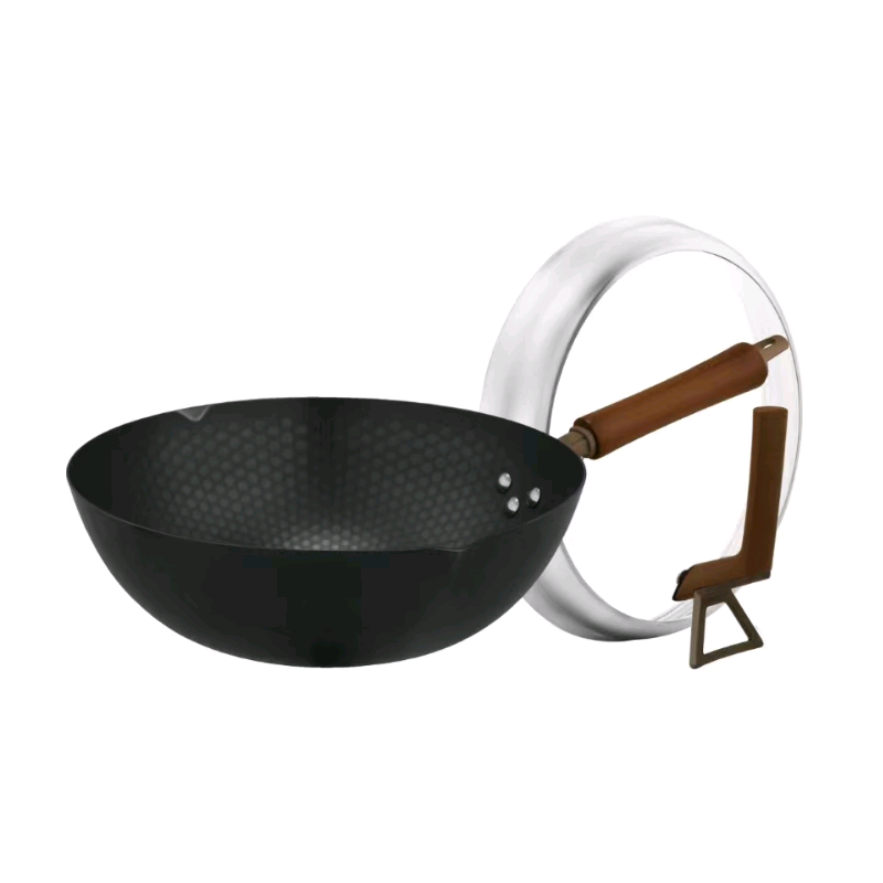 爱仕达(ASD)炒锅CF32A5J 极铁锅家用炒菜锅无涂层旋风不锈燃气电磁炉用炒锅 32cm