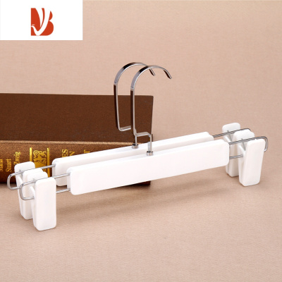 三维工匠多服装店塑料防滑裤架衣橱家用成人裤挂伸缩裤夹子撑