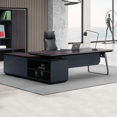 科朔 办公桌老板桌经理桌现代大班台板式班台2.4米KS-2422EDSR