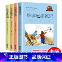 [正版]全4册 快乐读书吧六年级下册 鲁滨逊漂流记 爱丽丝漫游奇境 尼尔斯骑鹅旅行记 汤姆索亚历险记经典书目课外阅读儿