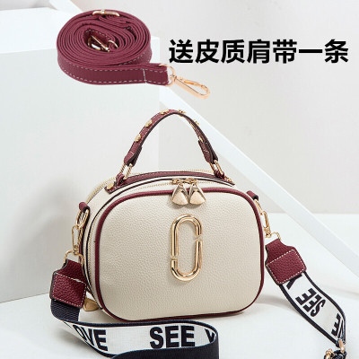 新款上新宽带小包包女新款时尚韩版百搭单肩斜挎包仙女包潮SN5982-定制回型针米白回型针米白