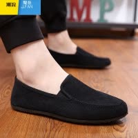 聚范全黑布鞋纯黑色帆布鞋透气老北京男鞋38码休闲鞋45码46码夏季单鞋