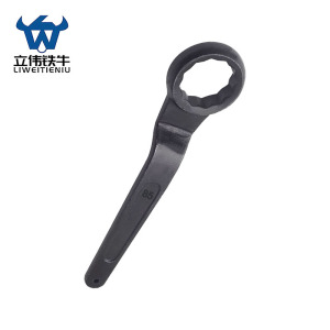 立伟铁牛单头梅花扳手85mm/把