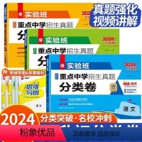语数英3本 小学升初中 [正版]备考2024小升初真题分类卷语文数学英语全套实验班百所重点中学招生分班小学升学初中测试卷