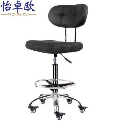 怡卓欧吧台椅滑轮椅把