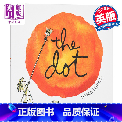 [正版]中商童书点 英文原版 The Dot 绘本 获奖图画书 彼得雷诺兹 创意想象力 3-6岁 someday画