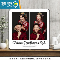 敬平三四六九宫格相框摆台定制水晶洗相片婚纱照艺术多照片制作加打印 二格 定制其他尺寸[尺寸不一价格不一]