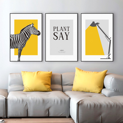 客厅装饰画现代简约CIAA10031/10032/1003340*60水晶画面时尚银框LB（铝合金属外框+高透玻璃）