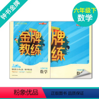 [正版]钟书 金牌教练 数学 六年级下册6年级第二学期数学 书+卷 配套上海沪教版使用 课时练单元卷期中期末测试卷子